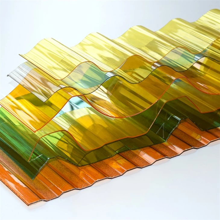Solid Corrugated Polycarbonate Roofing Sheet Solid Corrugated Polycarbonate Roofing Sheet
